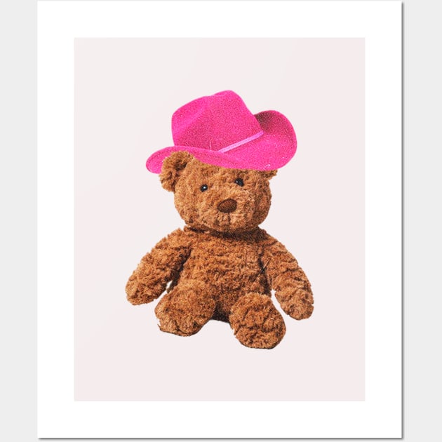 Cowboy Bear Wall Art by gisselbatres